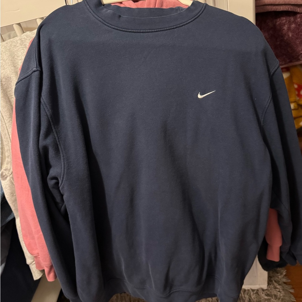 Nike Blue Crewneck  with Classic Design